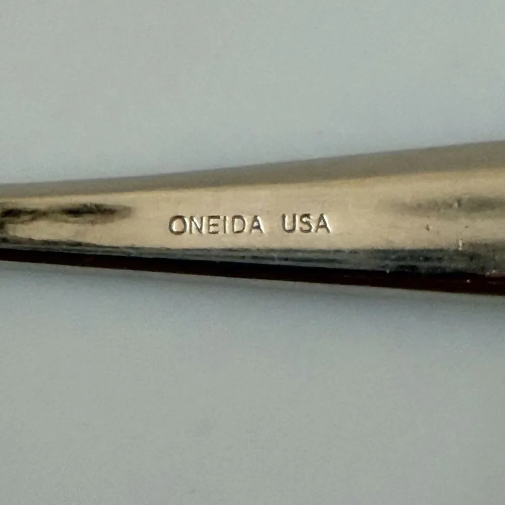 5pc Oneida USA Forte Heirloom Place Setting Stainless Forks Knife Spoons